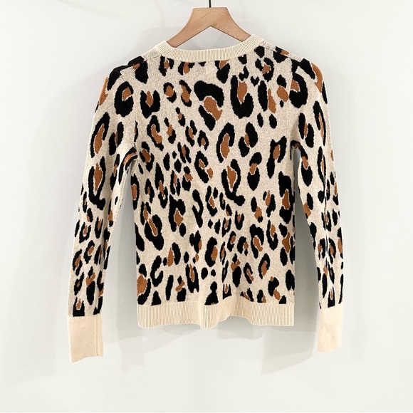 A New Day Leopard Print Sweater Brown Size XS - Picture 6 of 6